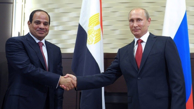 فلاديمير بوتين وعبد الفتاح السيسي